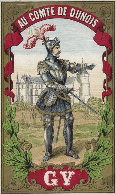 Dunois sayısı için etiket by French School