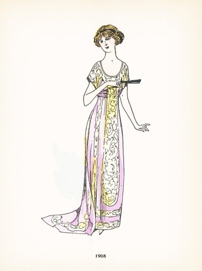 Bayan modası, 1908 by French School