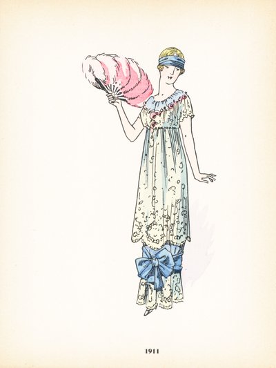 Bayan modası, 1911 by French School