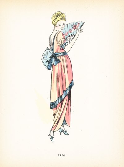 Bayan modası, 1914 by French School