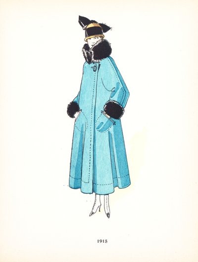 Bayan modası, 1915 by French School