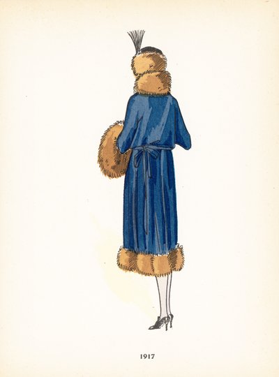 Bayan modası, 1917 by French School