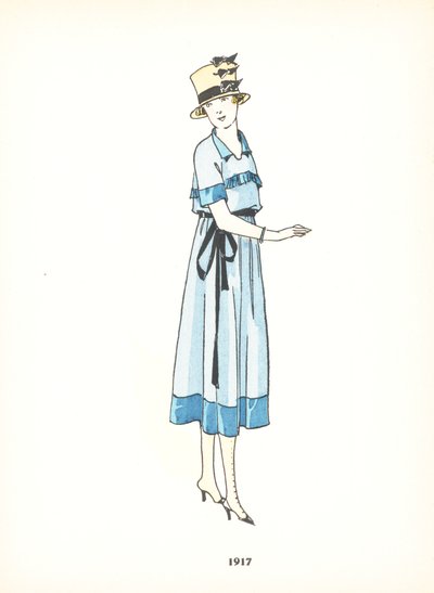 Bayan modası, 1917 by French School