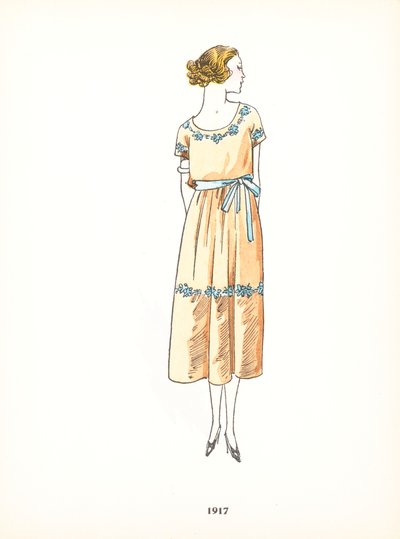 Bayan modası, 1917 by French School