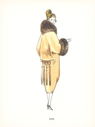 Bayan modası, 1918 by French School