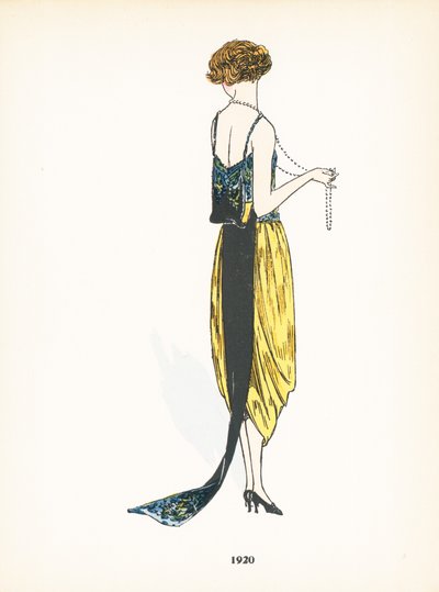 Bayan modası, 1920 by French School