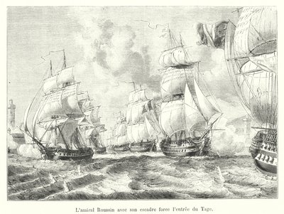 Amiral Roussin, filo kuvvetleriyle Tagus