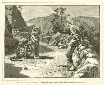 Le Bagh Rajah Du Bogelcund (gravür) by French School