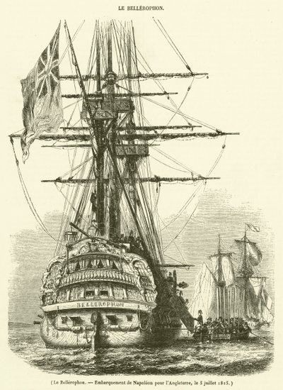 Le Bellerophon (gravür) by French School
