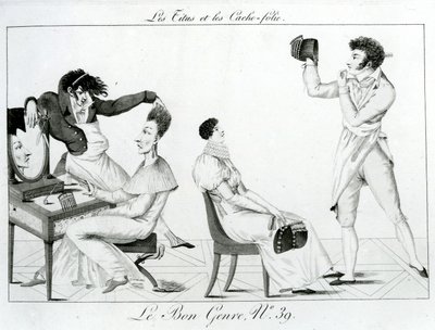 Le Bon Tür - Titus ve Delilik Önbellekleri, 1812 by French School
