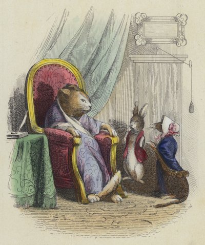 Kedi Gelincik ve Küçük Tavşan by French School