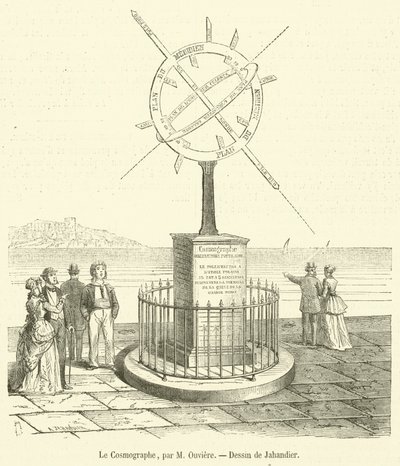 Le Cosmographe (gravür) by French School