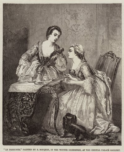 Öğle Yemeği (gravür) by French School
