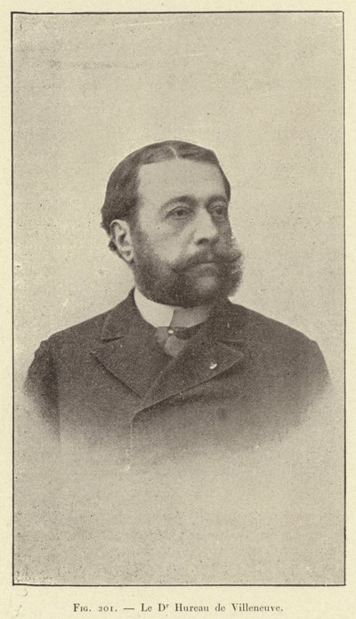 Dr. Hureau de Villeneuve (gravür) by French School