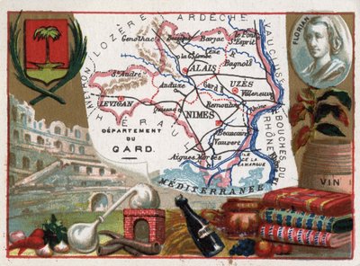 Le Gard (30), Languedoc-Roussillon (Languedoc Roussillon), Fransa - Yerel uzmanlık: eau de vie (damıtma cihazı) ve şarap - Jean-Pierre-Claris