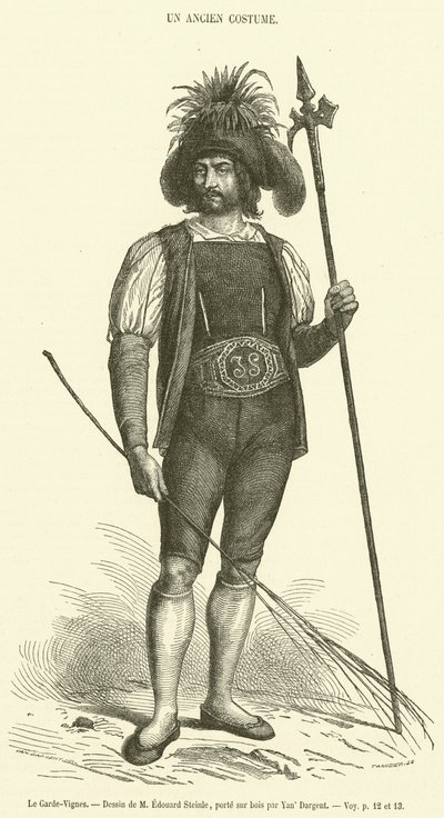 Bağcı (gravür) by French School