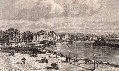 Le Havre - Normandie - V.A. Malt-Kahverengi. 1884 by French School