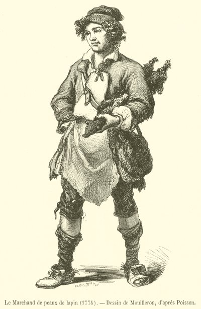 Tavşan Derisi Tüccarı by French School