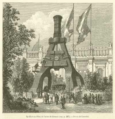 Creusot fabrikasından Pestle Hammer (gravür) by French School