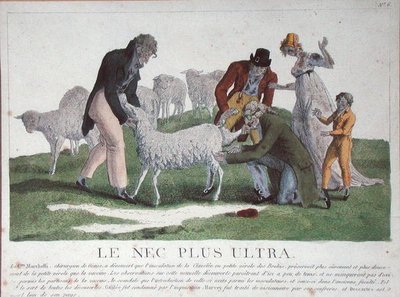Le Nec Plus Ultra, c.1807 (renkli gravür) by French School