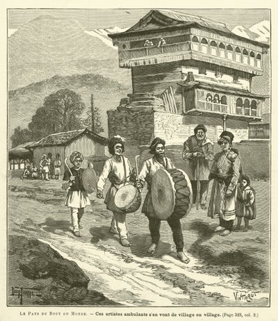 Dünyanın Sonu Ülkesi (gravür) by French School