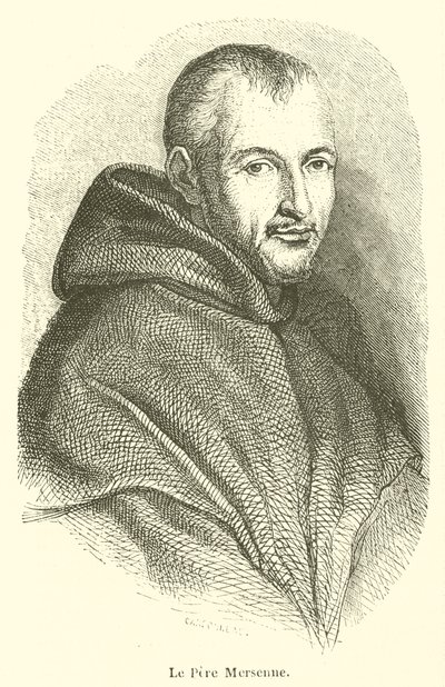 Le Pere Mersenne (gravür) by French School