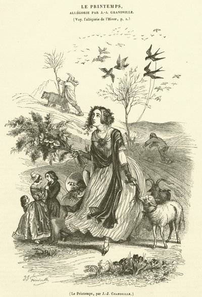 Bahar (gravür) by French School