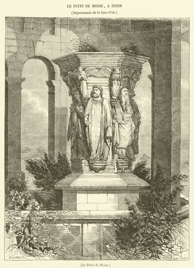 Le Puits de Moise (gravür) by French School