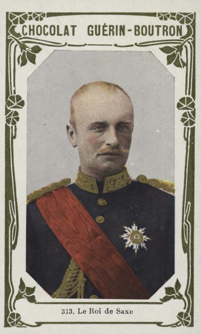 Saksonya Kralı (renkli fotoğraf) by French School
