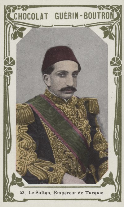 Sultan, Türkiye İmparatoru (renkli fotoğraf) by French School