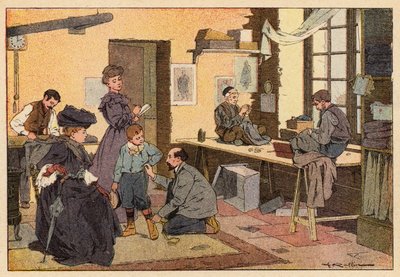 Le Tailleur, Terzi (renkli taş) by French School