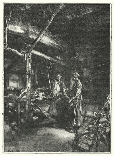 Dokumacı (gravür) by French School