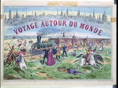 Le Voyage Autour du Monde, Jules Verne (1828-1905) tarafından yazılan 80 Günde Devri Alem