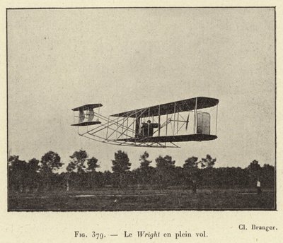 Le Wright en plein cilt (gravür) by French School