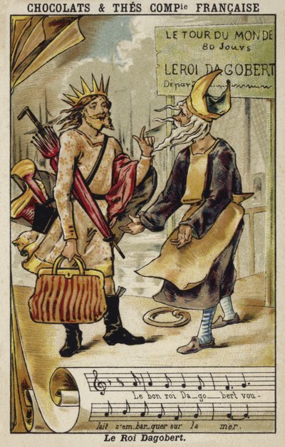 İyi Kral Dagobert, Fransız şarkı by French School