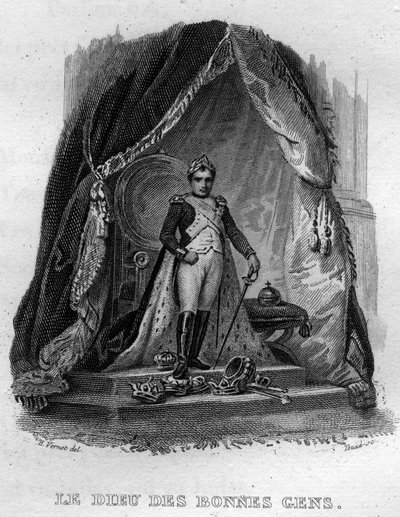 İyi insanların tanrısı Pierre Jean de Beranger (1780-1857), Fransız şair ve söz yazarı tarafından “Oeuvres tamamlar” (1834) 