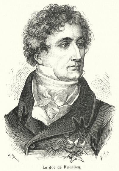 Richelieu Dükü (gravür) by French School