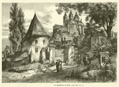 Melk Keşişi (gravür) by French School