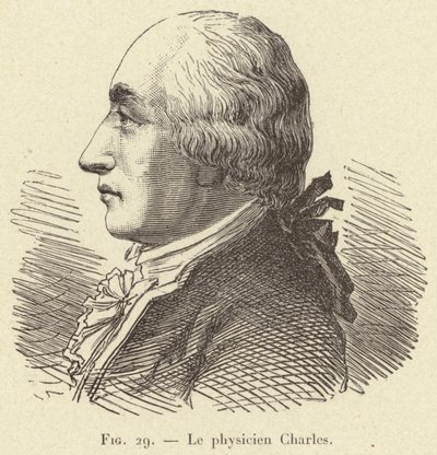 Fizikçi Charles (gravür) by French School