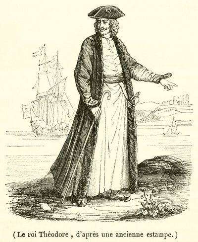 Kral Theodore (gravür) by French School