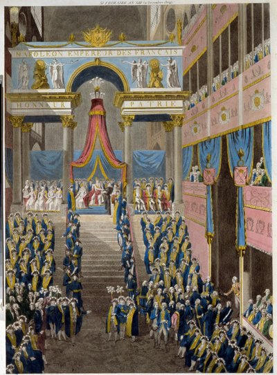 Le sacre de Napoleon (1769-1821), le 2 decembre 1804. (2 Aralık