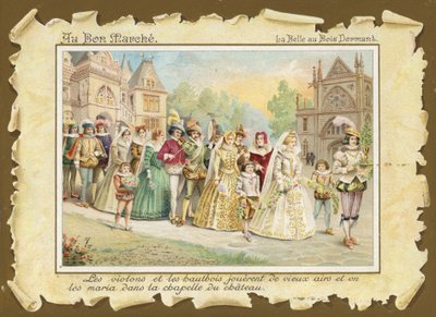 Şapelden Ayrılırken Uyuyan Güzel by French School