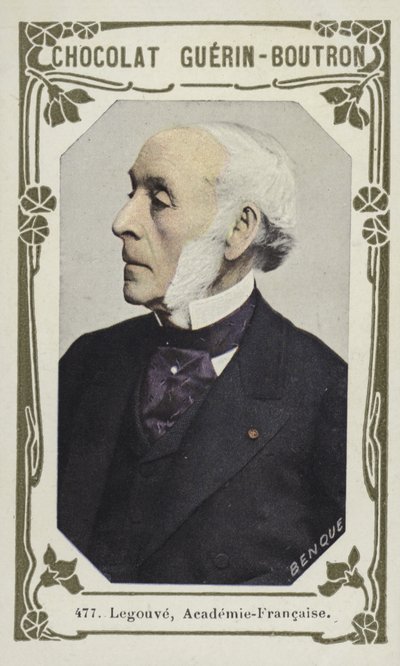 Legouve, Academie-Francaise (renkli fotoğraf) by French School