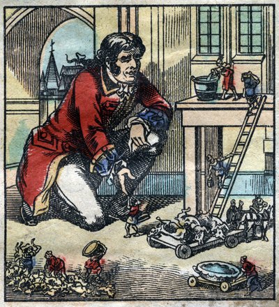 Lilliput ordusunun Lemuel Gulliver danışmanı. Jonathan Swift (1667-1745) tarafından “” Gulliver