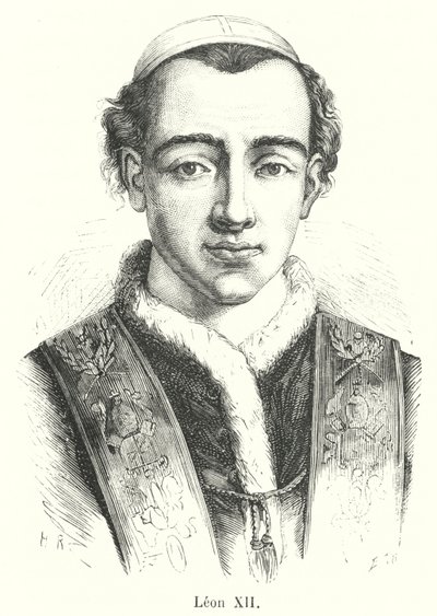 Leon XII (gravür) by French School