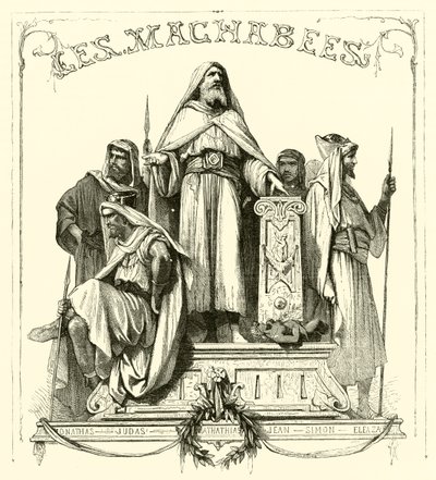 Les Machabees (gravür) by French School