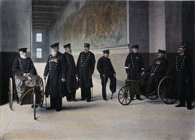 Les Moines Lais: engelli askerler - “Album militaire” de ”- les geçersiz by French School