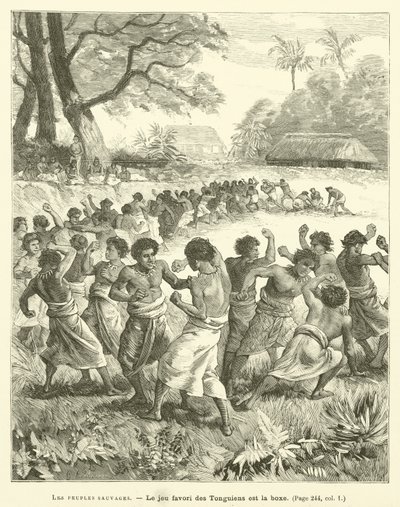 Vahşi Halklar (gravür) by French School