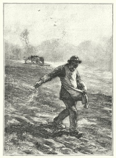 Tohumlar (gravür) by French School