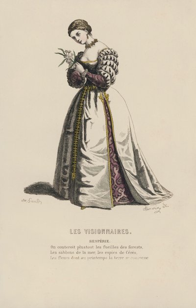 Vizyonerler, Kaptan (renkli gravür) by French School